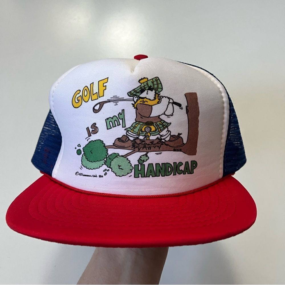 Golf Is My Handicap Vintage Trucker Hat